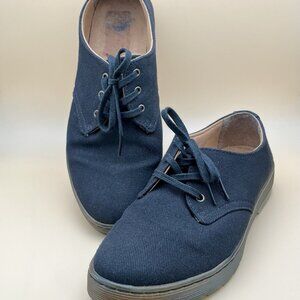 Dr. Martens Gizelle Lace Up Black Canvas Womens Derby Shoes Oxford US 8 EU 39